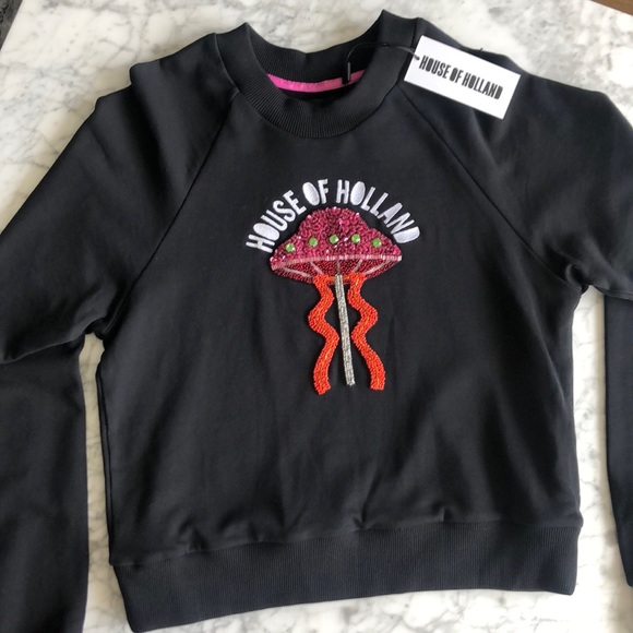 NWT House of Holland Spaceship Sweatshirt - Picture 9 of 9
